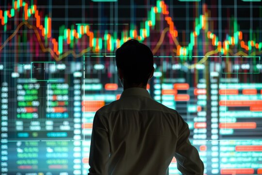 A data analyst and a chartist examining market data