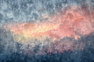 Sunset Hues on Frosted Texture