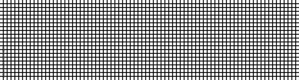 Aufkleber black and white grid pattern. monochromatic square grid. abstract checkerboard design with equal squ