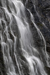 Closeup of Highway 50 Bridalveil Falls