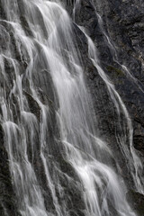 Fototapeta premium Closeup of Highway 50 Bridalveil Falls