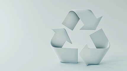 Elegant White Recycle Adorning White Table