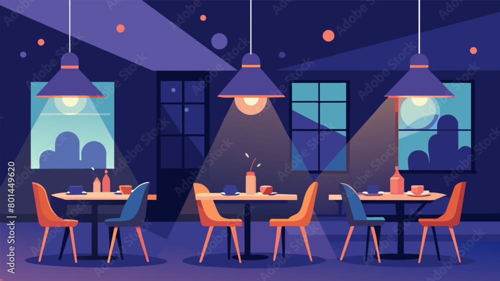 Poster a restaurant implementing sensoryfriendly dining hours where low lighting and noisefree ambiance is 