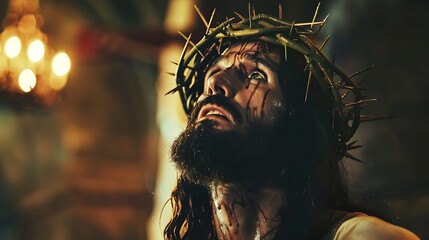 jesus close up photos and illustrations depict real sacrifice for human life