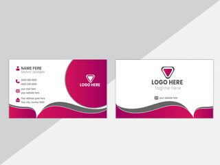 Professional modern business card