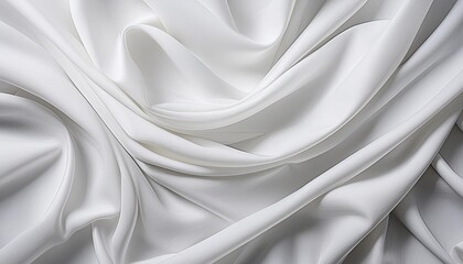 white fabric texture background crumpled white fabric background