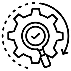 Diligence  Icon Element For Design