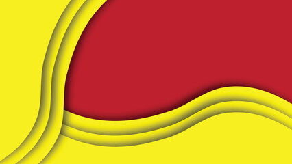 wave layer banner vector background. red colour background