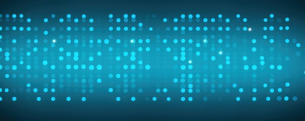 Cyan LED screen texture dots background display light TV pixel pattern monitor screen blank empty pattern with copy space for product design or text 