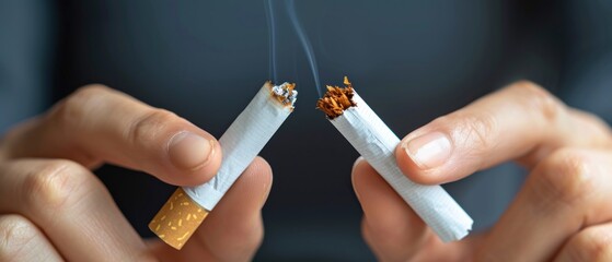 Craft a professional blank mockup with minimalist aesthetics, signifying the commitment to quit smoking and embrace professionalism.