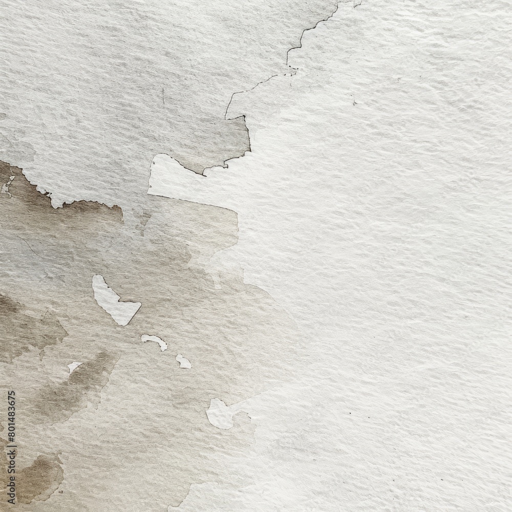 Poster A white background with a brownish color splotch. The splotch is a mixture of different shades of brown and gray. The splotch appears to be a bit messy and chaotic