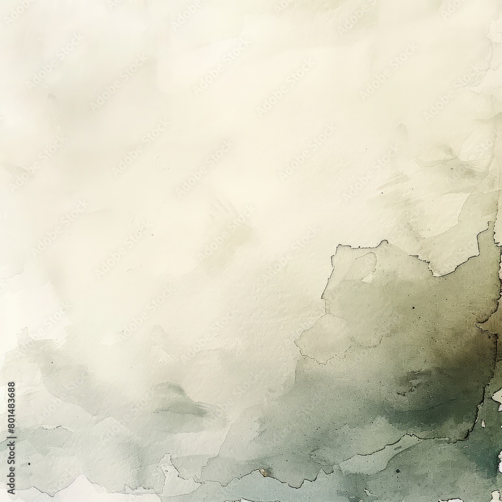 Poster a white background with a greyish color. the background is a blank canvas for the artist to create a