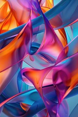 Step into a world of brightness and vividness with this abstract geometric background featuring modern shapes, colorful lines, and fluid gradients