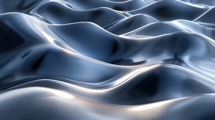   Close-up of wavy surface, with sunlight illuminating from above and below