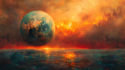 Earthly Inspiration - Abstract Background Illustration
