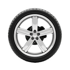 Obraz premium Tire on white background,png