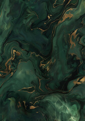 Nature-inspired marble texture with greens and earth tones