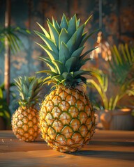 Food photography, Pineapple