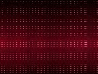 Maroon LED screen texture dots background display light TV pixel pattern monitor screen blank empty pattern with copy space for product design or text