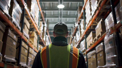 A logistician optimizing inventory storage in a warehouse for space efficiency