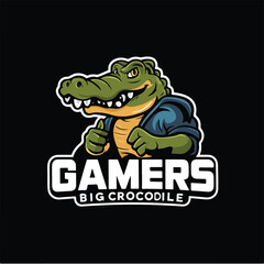 crocodile gaming logo
