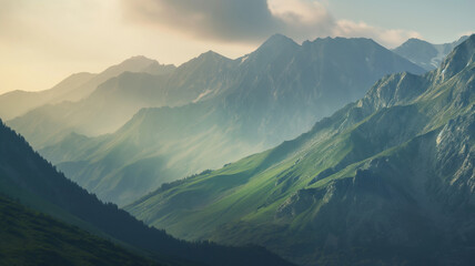 Fototapeta premium beautiful mountain view