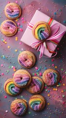 cookies rainbow