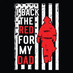 I back the red for my dad