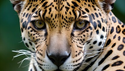 a jaguar with its eyes narrowed in concentration upscaled 11