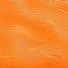 Orange vector seamless pattern natural abstract background with thin elements. Monochrome tiny texture diagonal inclined lines simple geometric 