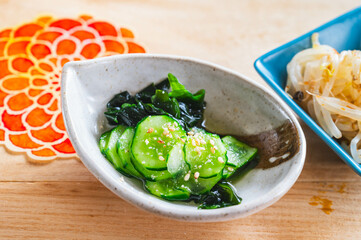 わかめときゅうりの酢物