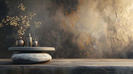 luxury colourful tropical marble elegant Platform podium background shapes and curtains Geometric product show