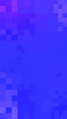 Blue Mosaic Pixel Blocks Background with Digital Texture
