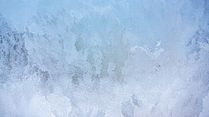 Ice on a Window, Frozen and Frosty