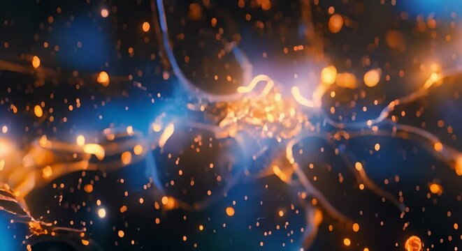 Activate nerve cells to enhance brain activity and unlock human intelligence potential. Concept Cognitive enhancement, Neural activation, Brain stimulation, Intelligence boosting, Smart technology