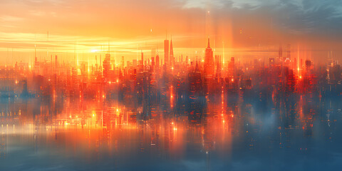 Discovering Tomorrow - A Futuristic Cityscape Unveiled