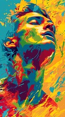 Cool off your screen with a refreshing background inspired by the harmony of cool colors