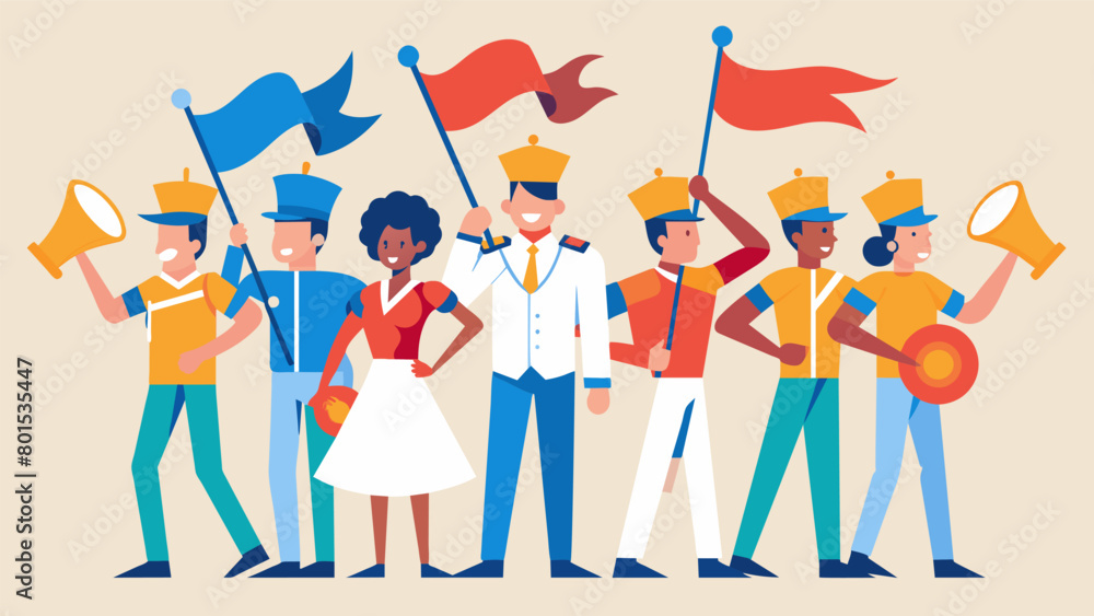 Poster community unity a sense of unity and togetherness a the members of the marching band as they proudly