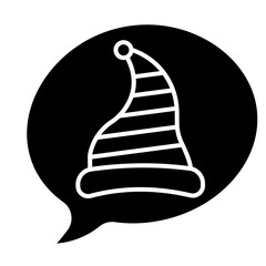 Christmas Message Icon Design