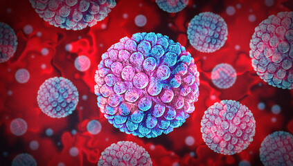 Norovirus outbreak or Norwalk viral infection as a contagious virus causing gastroenteritis or stomach flu or influenza background as dangerous flu strain with vomiting diarrhea nausea symptoms.