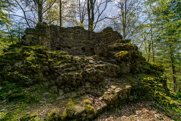 Spring hike to the Alttrauchburg castle ruins via the Sonneckgrat in the Allgau