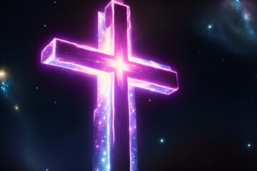 neon cross
