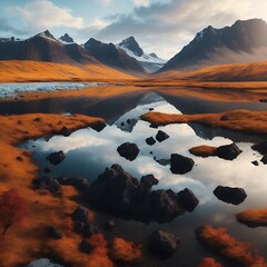 lake in the mountains