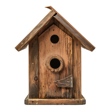 recommend clip art: Wooden bird house isolated on white or transparent background
