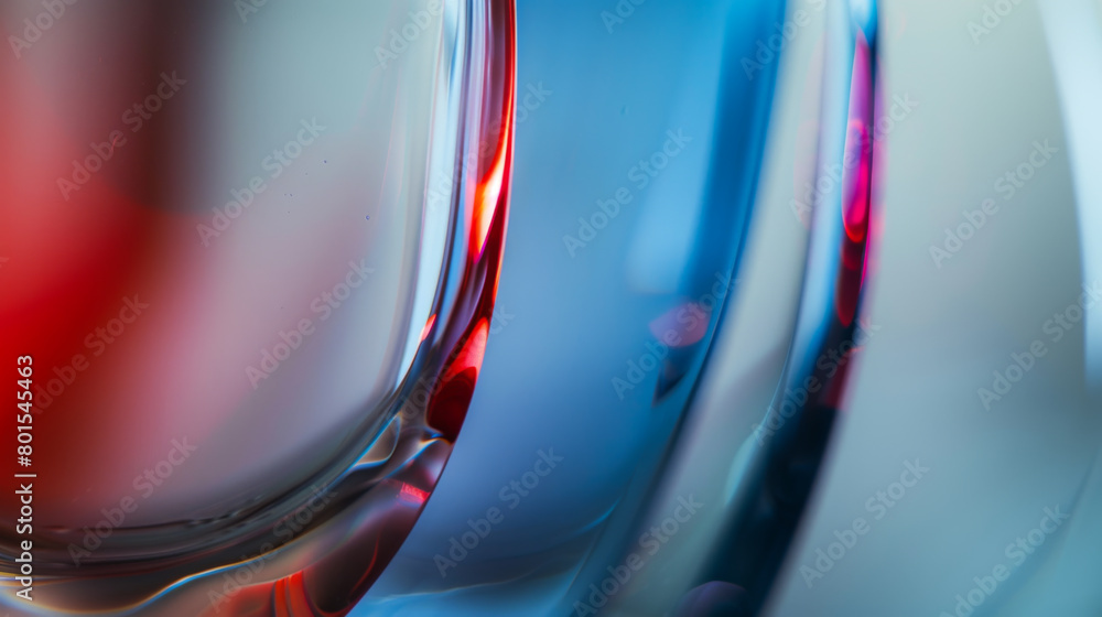 Poster a close up of a collection of colorful glass spheres. the spheres are of different sizes and colors,