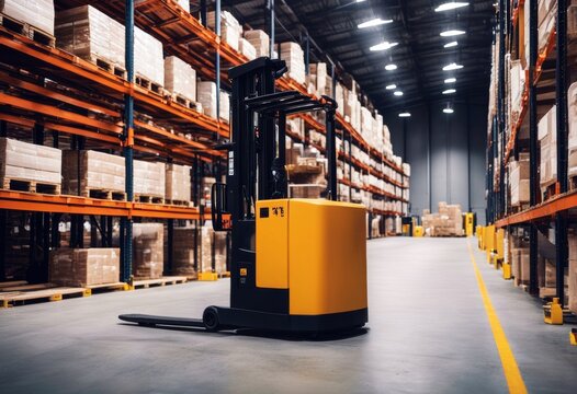 'loader forklift stacker warehouse pallet equipment truck warehousing wholesale stribution electric cardboard box manufacturing depot storehouse cargo'