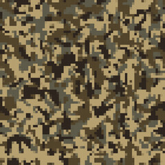 
Texture camouflage seamless digital pixel army background, street urban modern pattern