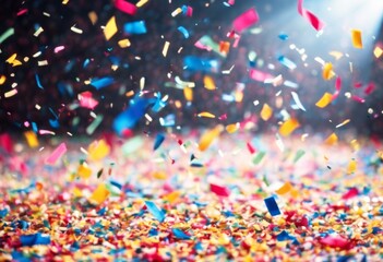 'confetti Explosive party concert entertainment space light nebula galaxy supernova abstract universe astronomy night star black cosmos sky cloud science fiction fantasy big bang fractal'