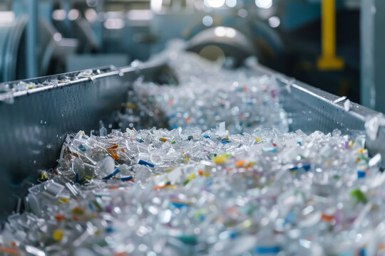 Machine Processing Plastic Flakes into Granules