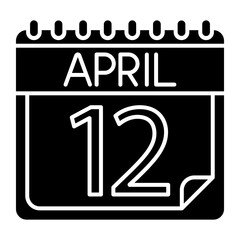 April Icon Design For Personal And Commercial Use